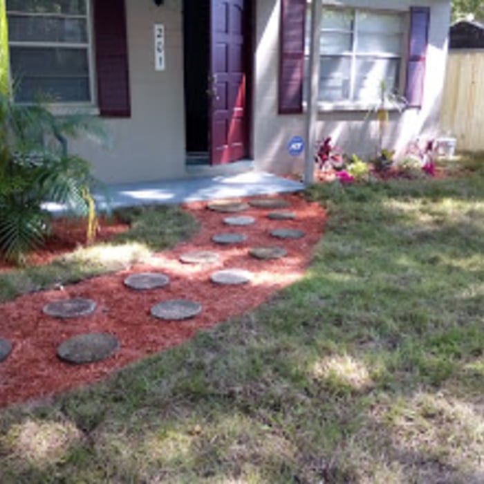 Exterior landscraping