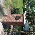 Brick mailbox