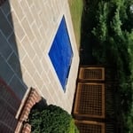 Natural stone flat work/brick accent walls