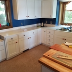 Cabinet refinish after