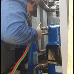 brazing it in