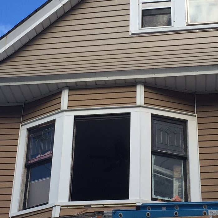 Front windows