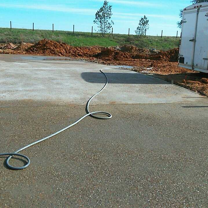 concrete driveway
