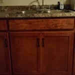 installed countertop