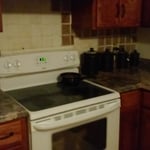 installed countertop