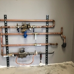 Water meter set up