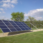 Panels going up