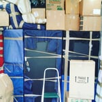 Articles packing in moving truck