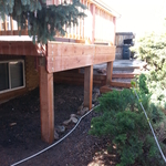New Deck and Timber Steps