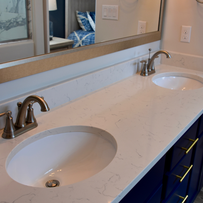 White Quartz VanityCountertops