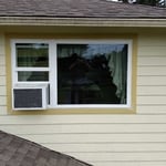 Specially window for AC unit.