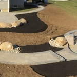 Fire Pit, Walkway and Main Patio