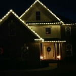 Holiday light installation