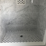 Marble Master Bathroom Shower