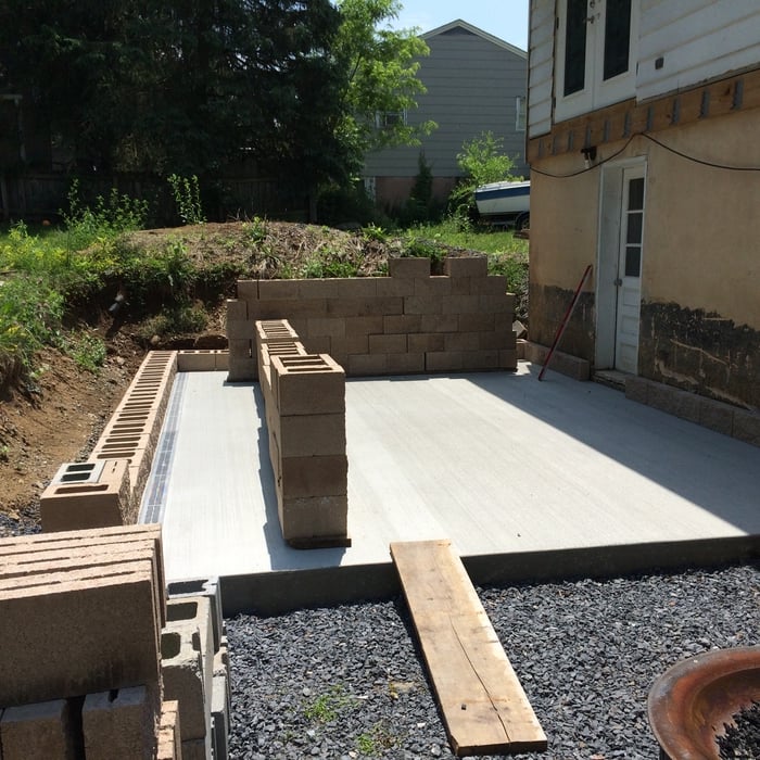 Laying block