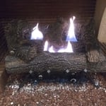 Gas Fireplace Repaired and Redecorated