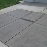 Diveway with trench in place of crock