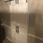 Barn door installation