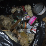 Debris removed from crawlspace