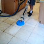 Cleaning kitchen tile