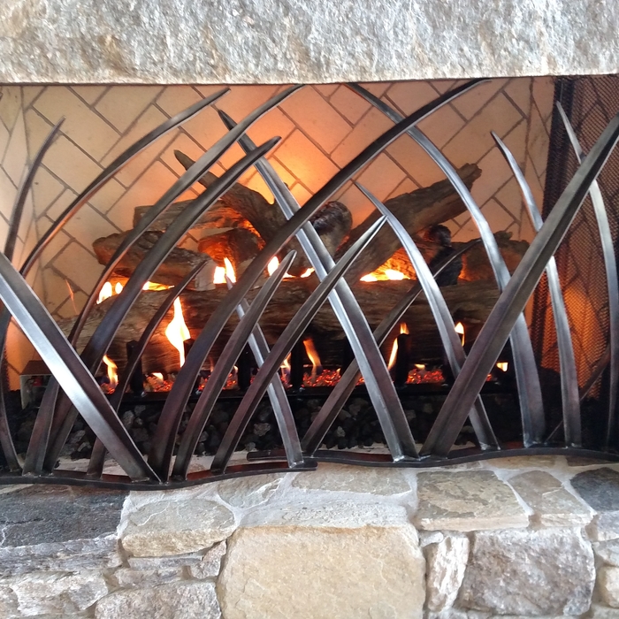 Vented Gas Log set. Eiklor Flames