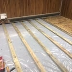 Waterproof laminate floor