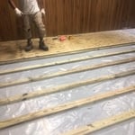 Waterproof laminate floor