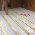Waterproof laminate floor