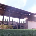 Outdoor Living Environment -Flagstone Masonry Turf