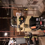 Oil boiler install