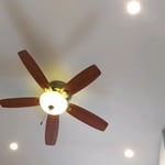 Recessed lighting and fan/light