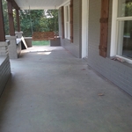 Covered front patio