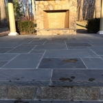 Out door Chimney and Bluestone Patio.