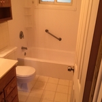 before bathroom