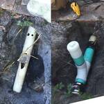sewer line repair before and after