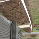 Rain gutter installation