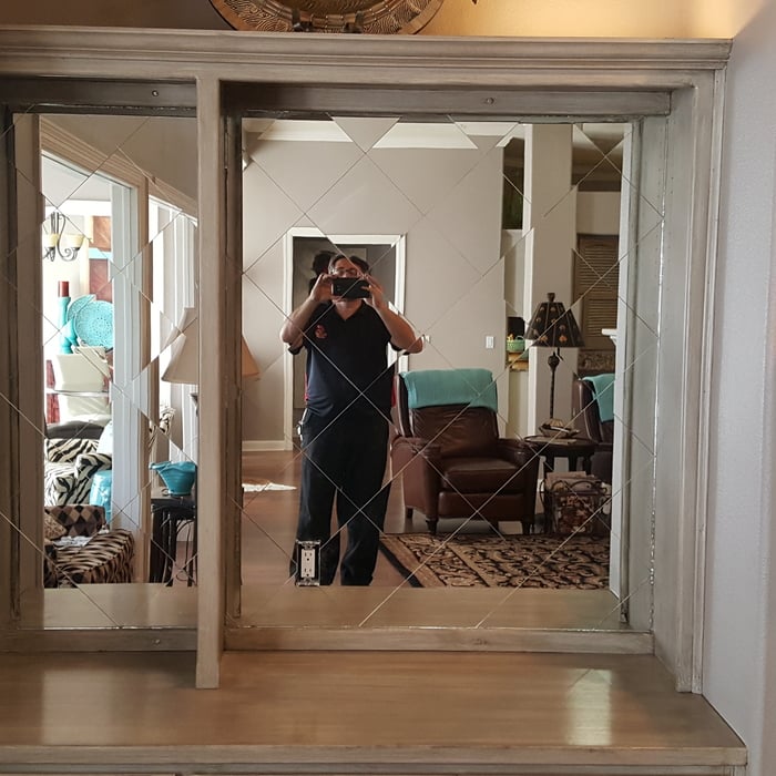 Man in the mirror