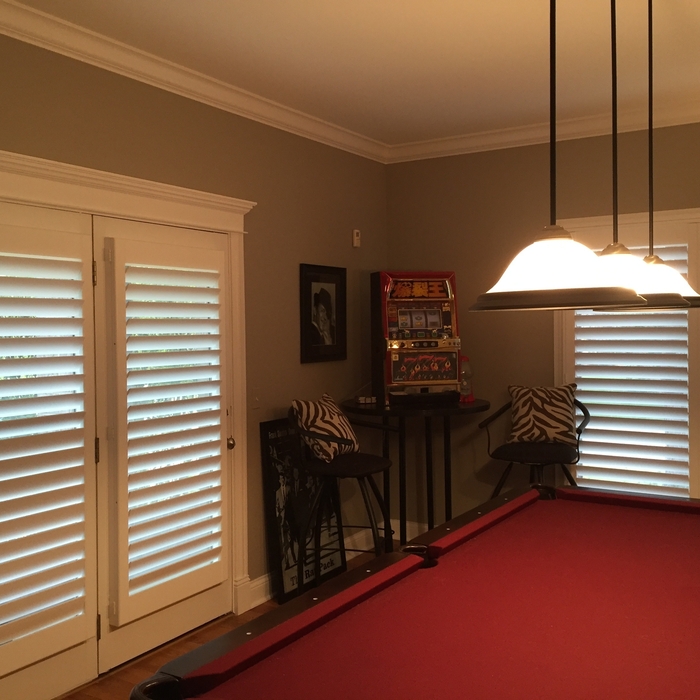 Pool Room Shutters