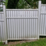 White Vinyl Fence