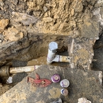 exterior house trap installed