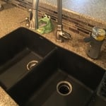 Installed Sink & Faucet