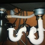 Rebuilt Plumbing Under Kitchen Sink
