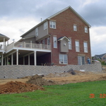 Homeowner retaining wall