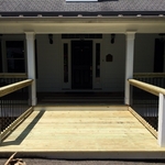 New Floors &Railings with Black Aluminum Balus