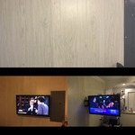 TV wall mounting. Swivel mount