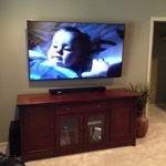 72" HDTV w/ Yamaha 7.1 soundbar