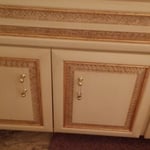 Faux Finish With Gold Leafing