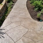 Stamped Flagstone Overlay