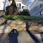 Old Fieldstone Retaining Wall (80 sq feet)