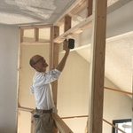 Before - Framing loft closed